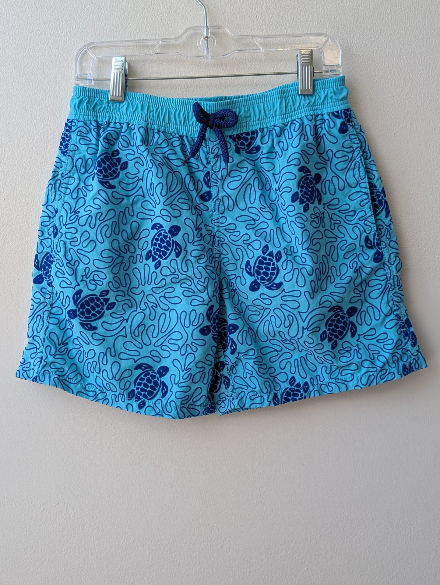 Vilebrequin Turtle Print Blue Swim Trunks – Size 14