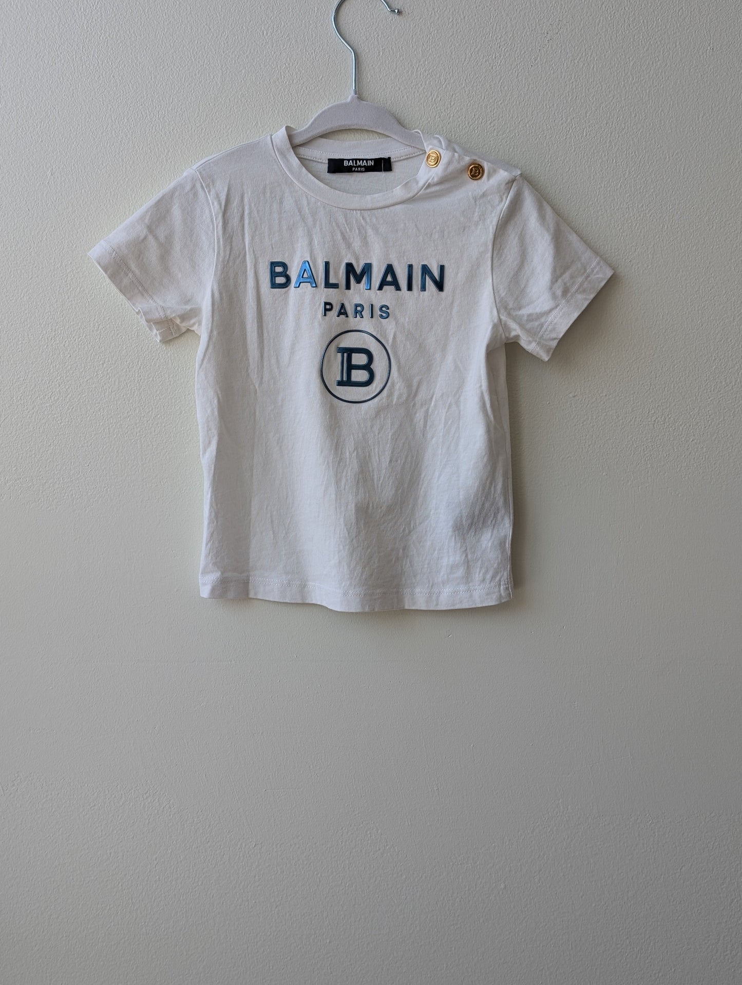 Balmain T-Shirt - Logo | size 24 Months