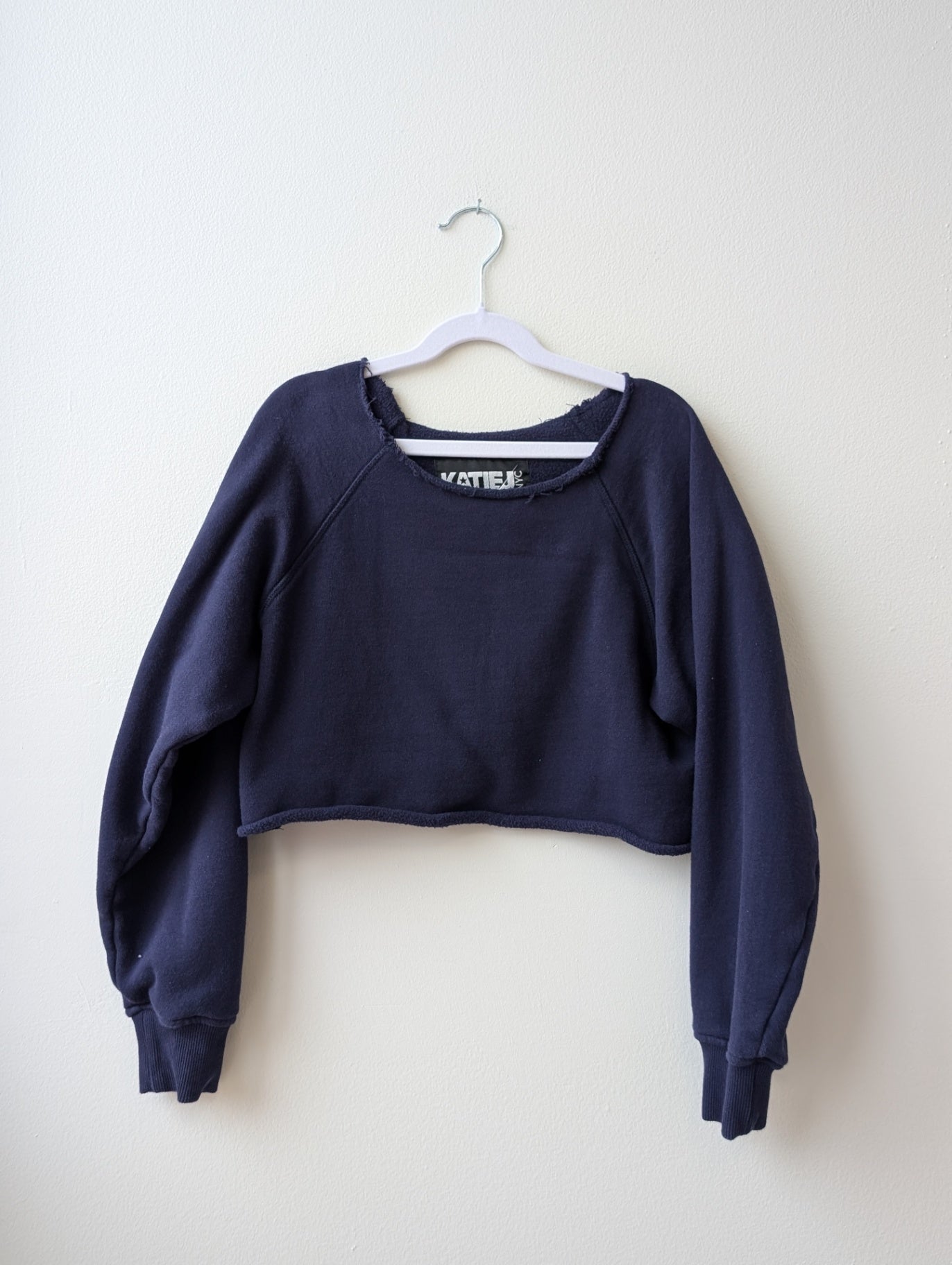 Katy J NYC | L | Sweatshirt - Navy - Girls Tops