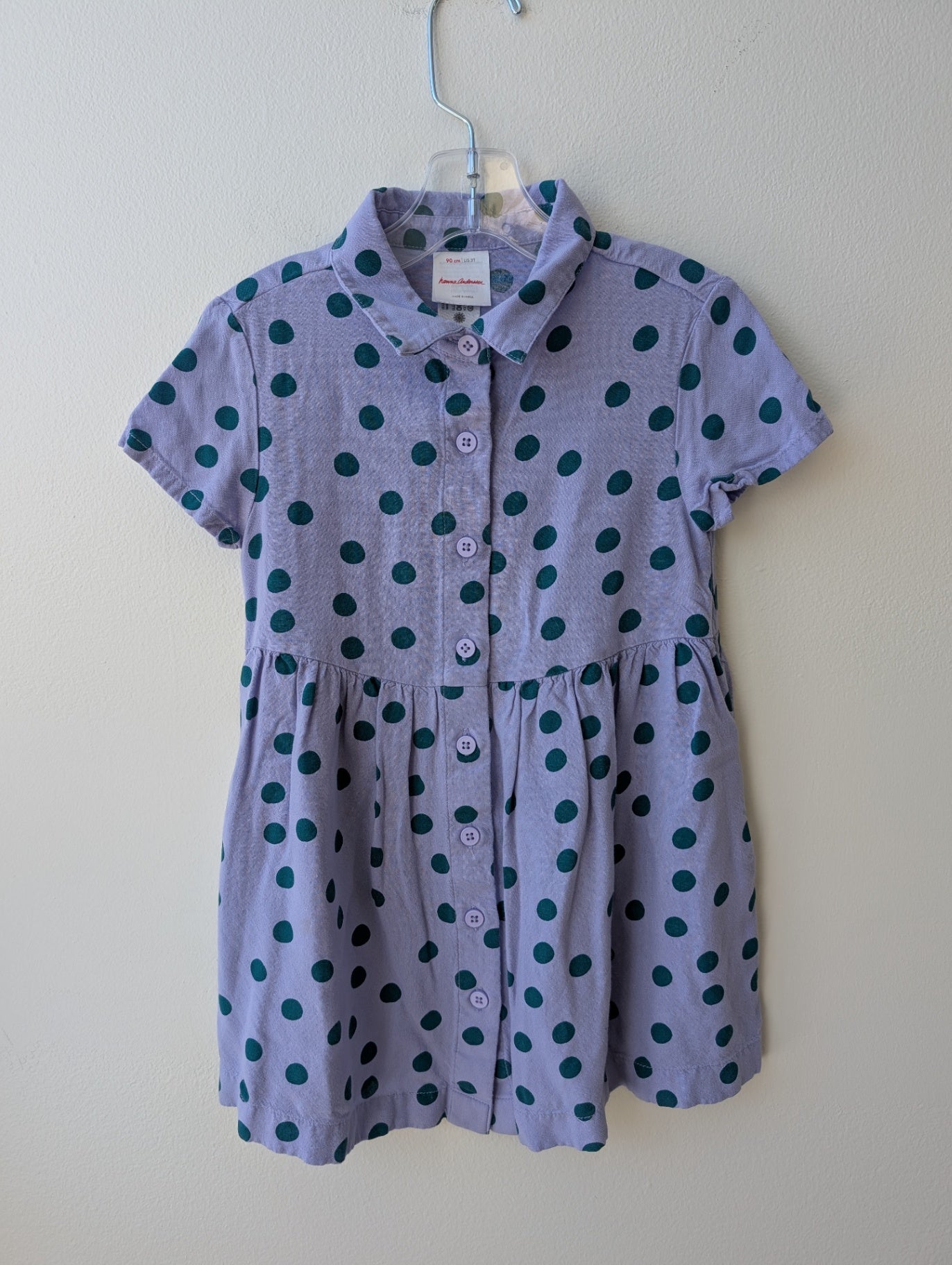 Hanna Andersson | 3T | Dress - Blue - Polka Dot