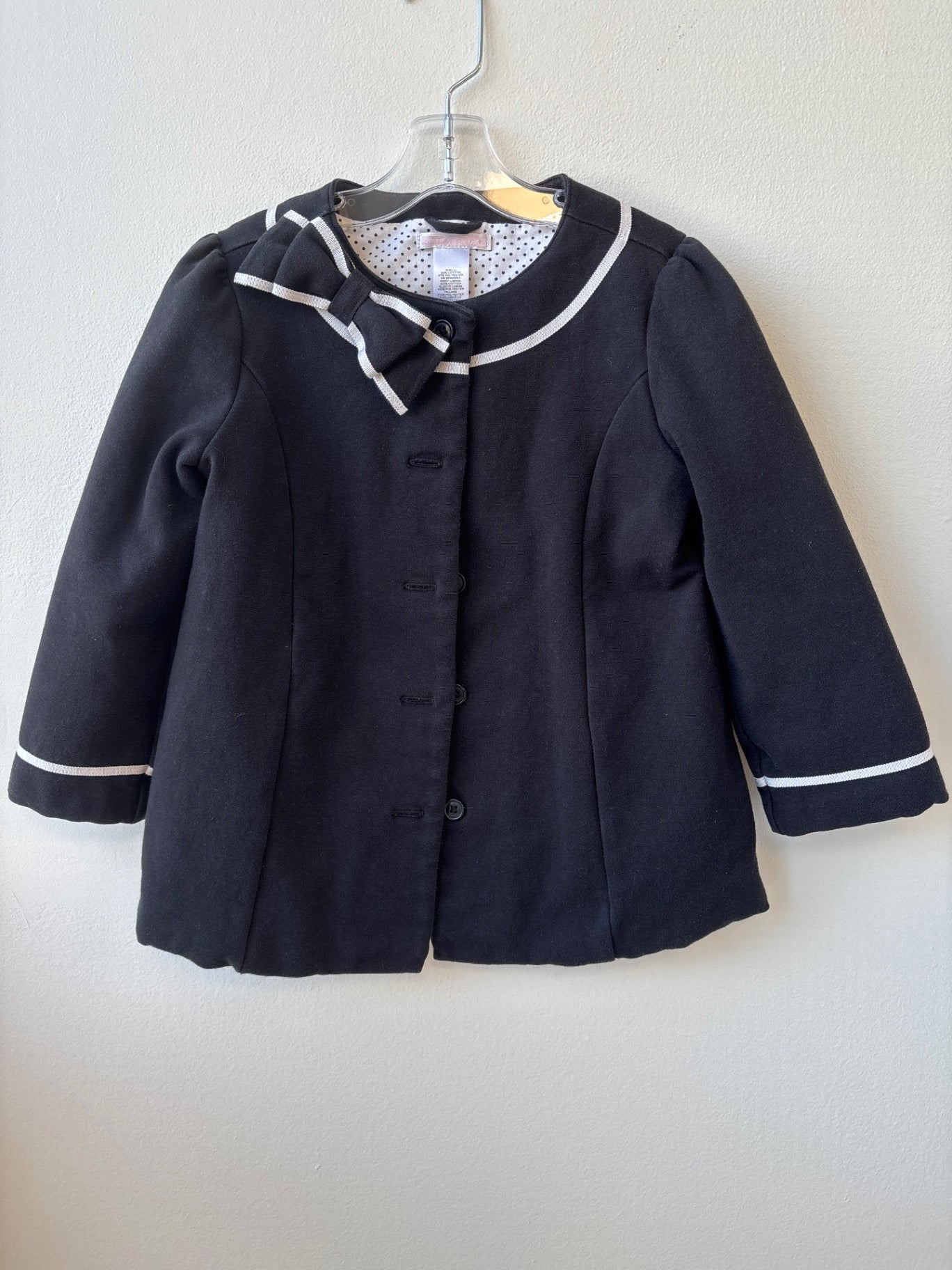 Janie and Jack | 4T | 2 Piece Ensemble - White - Dress and Coat