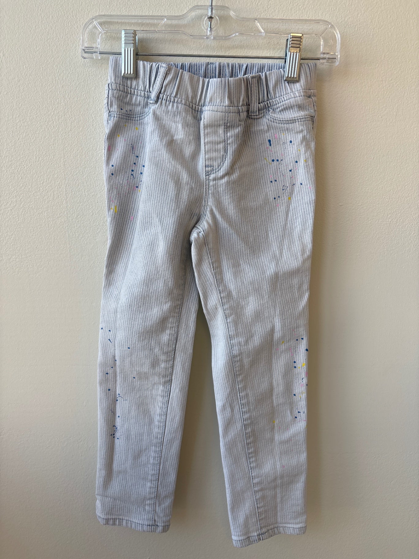 Gap | 3T | Jeans - Blue - Stripes & Splatter Print