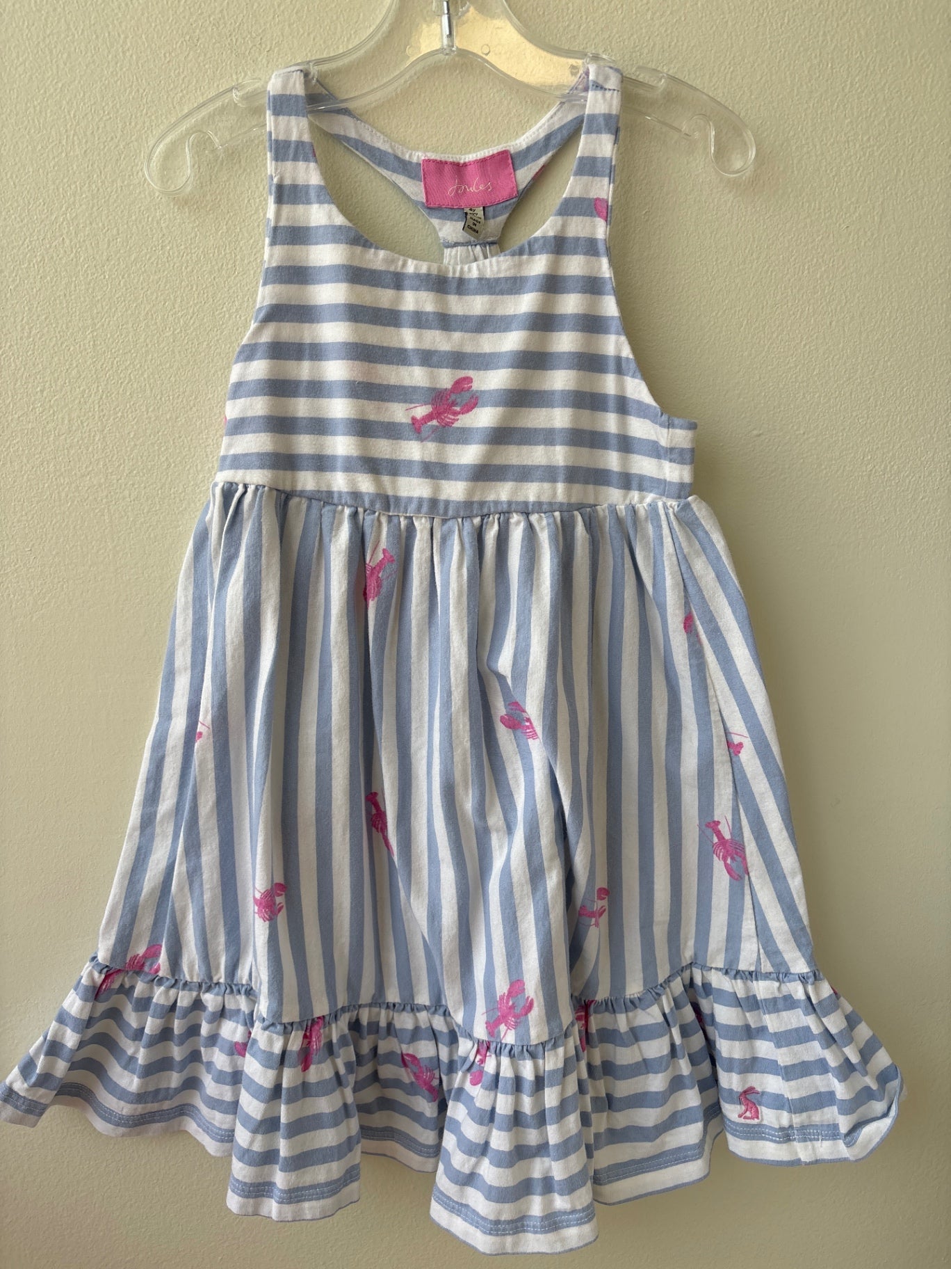 Joules | 4T | Dress - Blue - Stripe with Lobsters