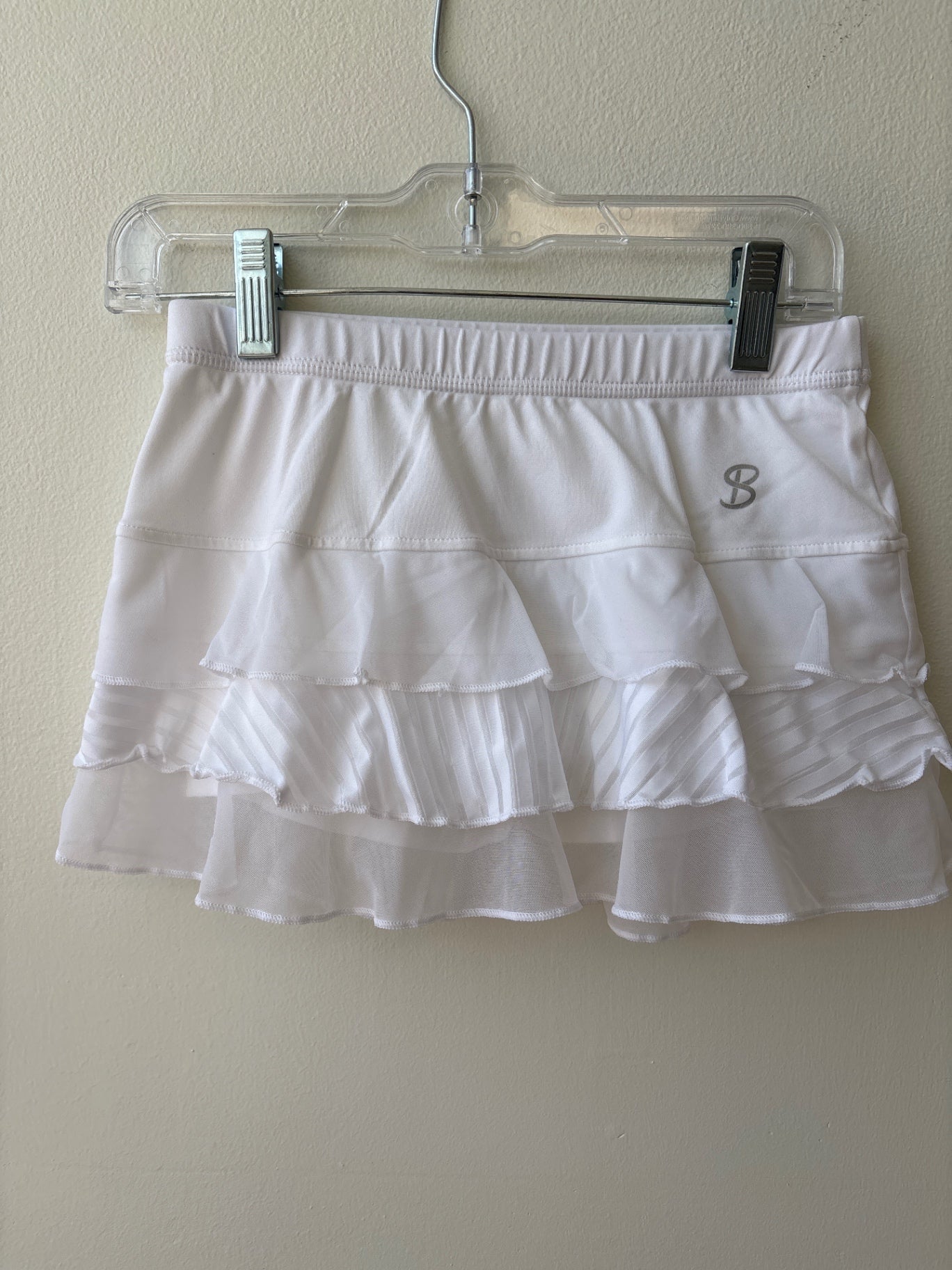 Softbella | S | Skirt - White - shorts underneath