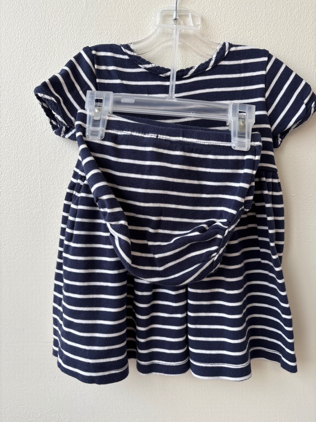 Hanna Andersson | 18 - 24 Months | Dress - Navy - Stripe with Bloomers