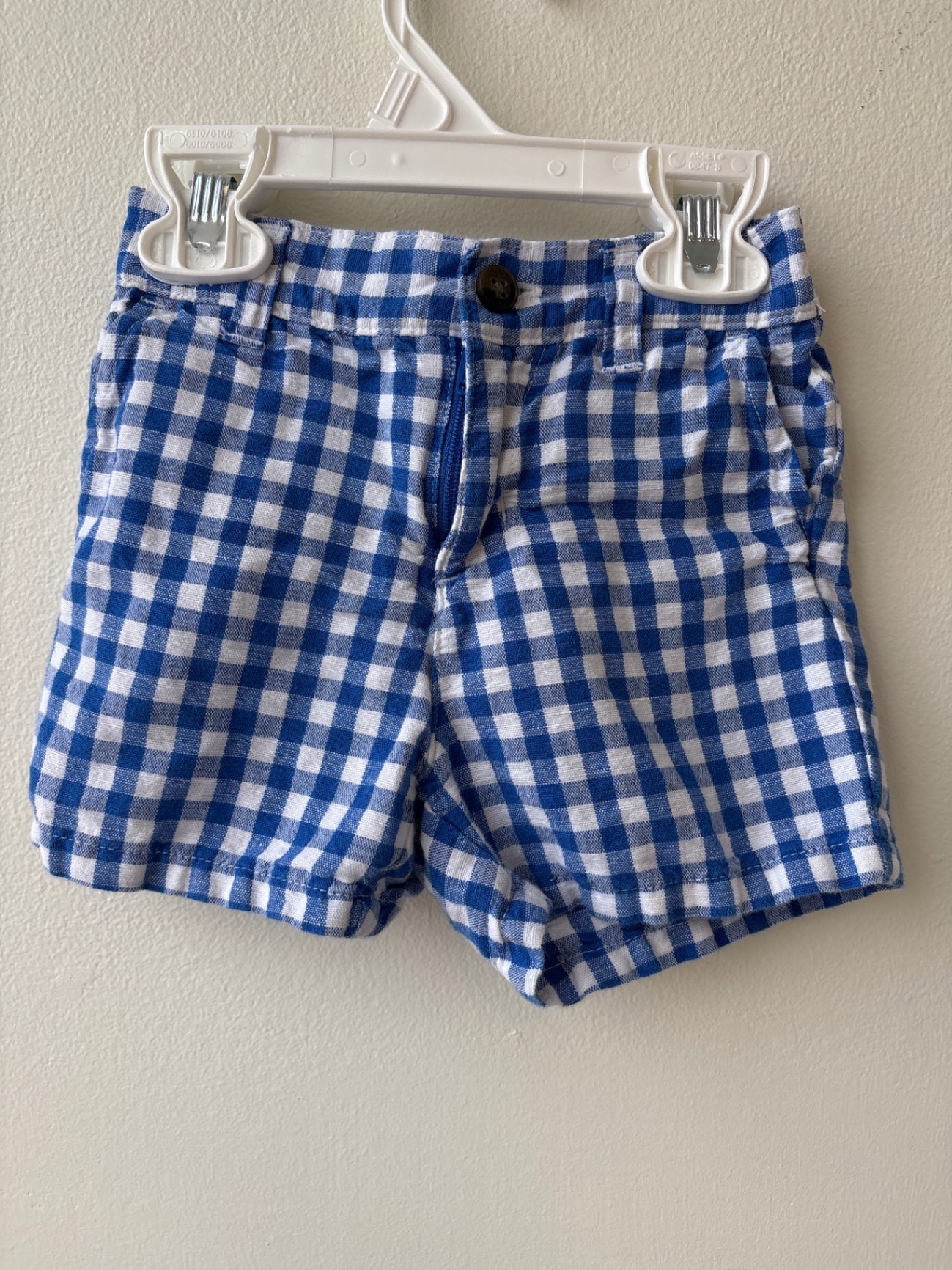 Janie and Jack | 12 - 18 Months | Shorts - Blue - Gingham