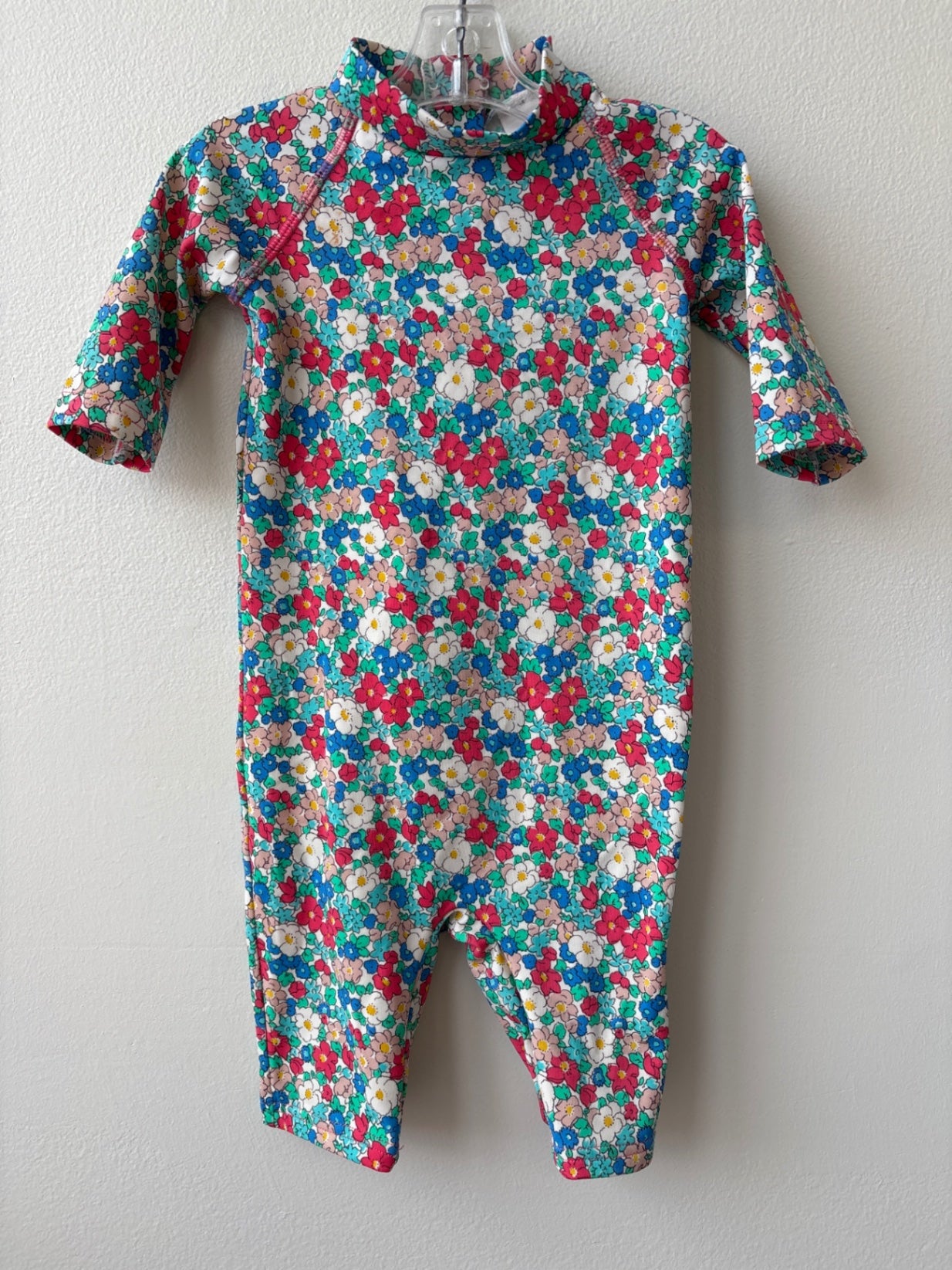 Mini Boden | 6-12 months | Swim - Multicolor - Floral Rashguard
