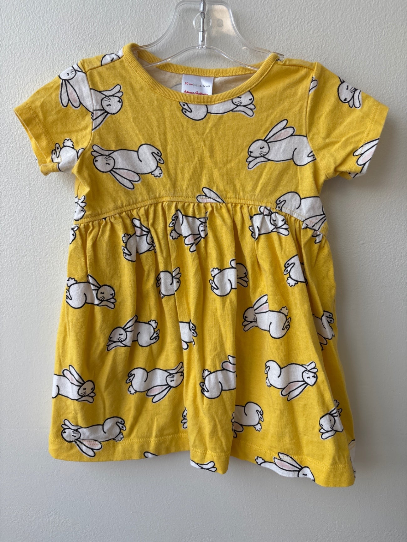Hanna Andersson | 18 - 24 Months | Dress - Yellow - Bunnies