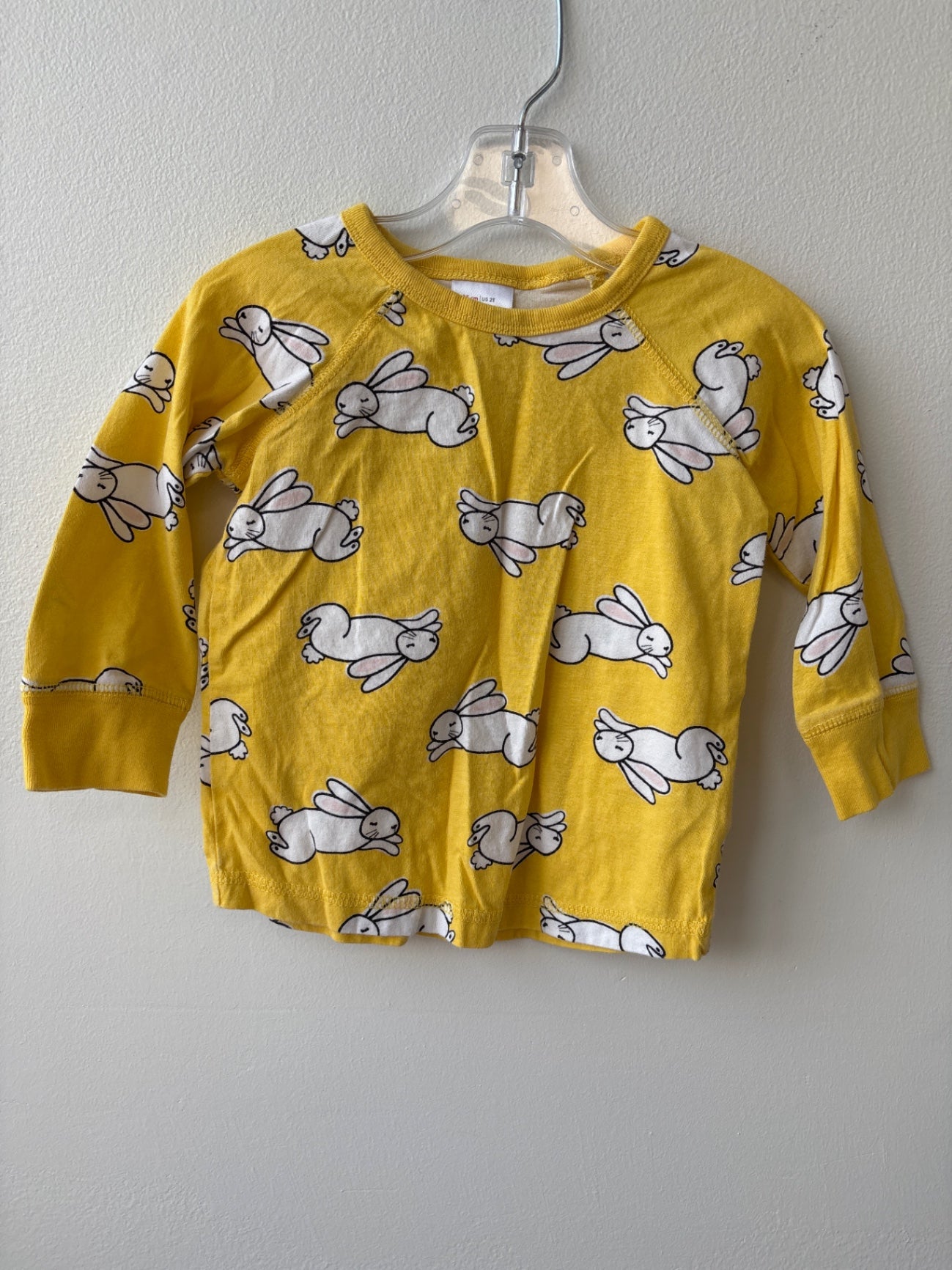 Hanna Andersson | 2T | Long Sleeve T-Shirt - Yellow - bunnies