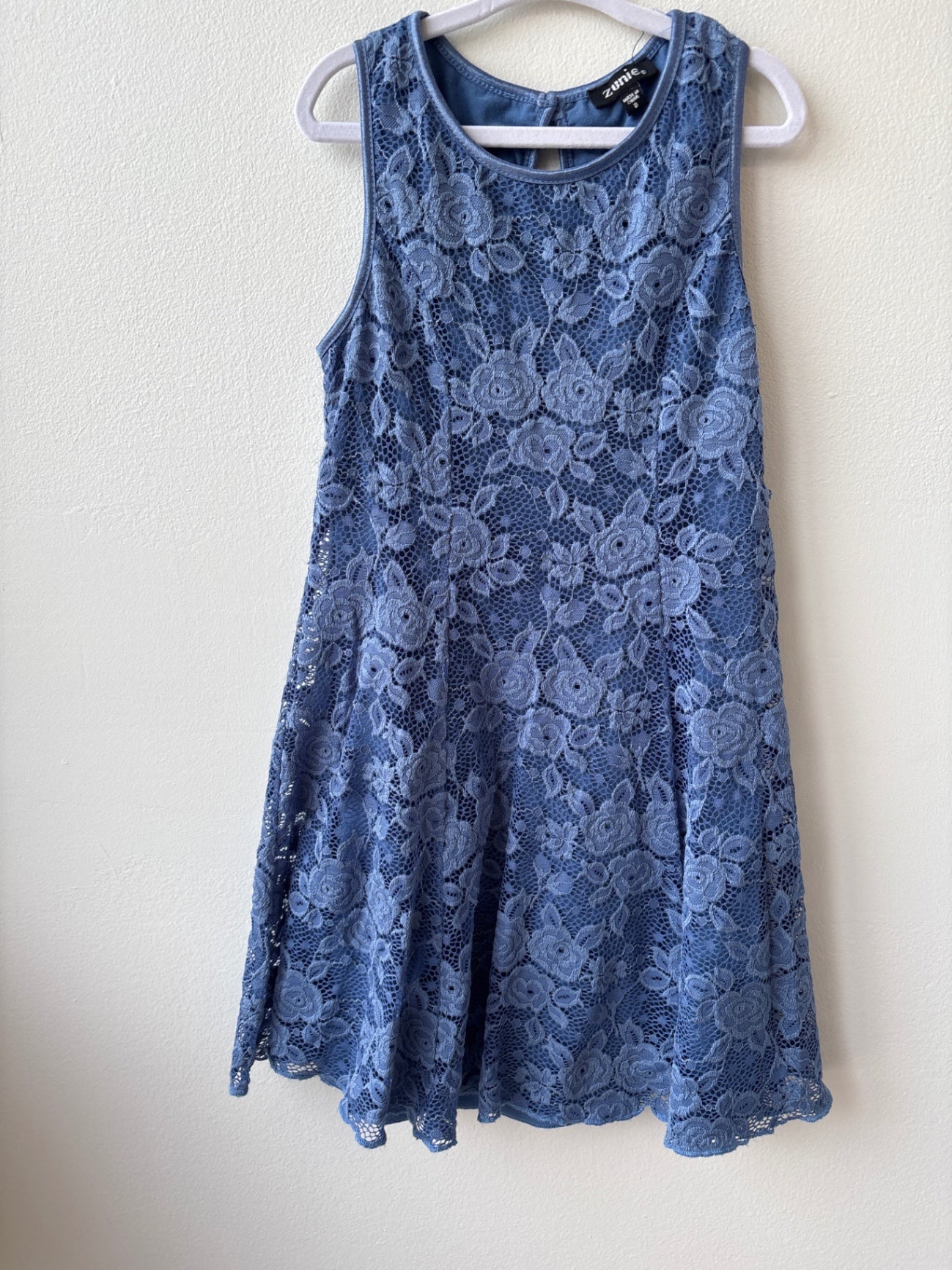 Zunie | 8 | Dress - Blue - Lace