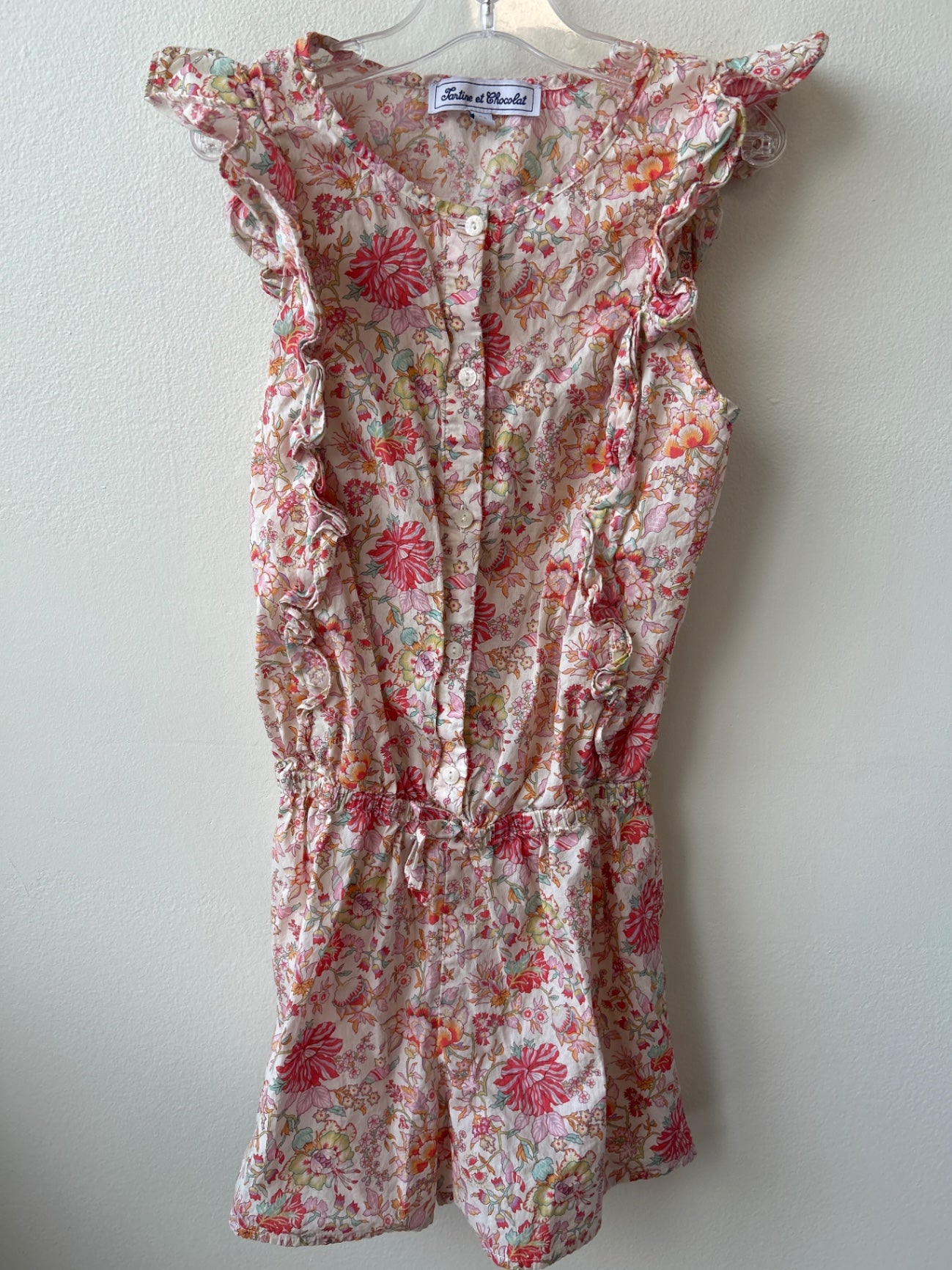 Tartine et Chocolat | 10 | Romper - Pink - Floral