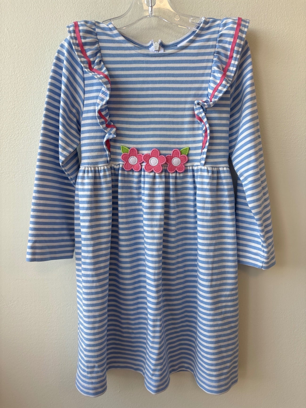 Florence Eiseman | 6 | Dress - Blue - Stripe Knit