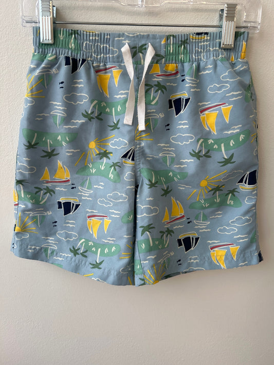 Petit Bateau | 8 | Swim - Blue - Sailboats