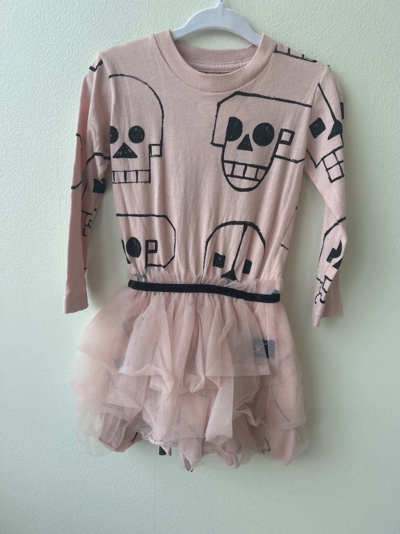 Nununu | 12 - 18 Months | Dress - Pink - Skulls