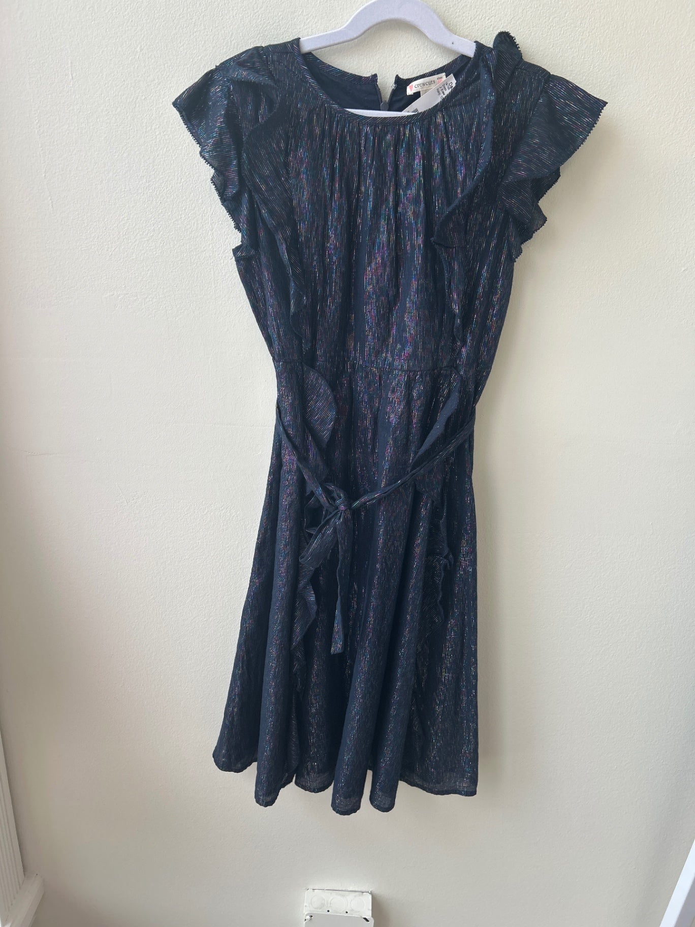 J. Crew | 10 | Dress - Navy - metallic