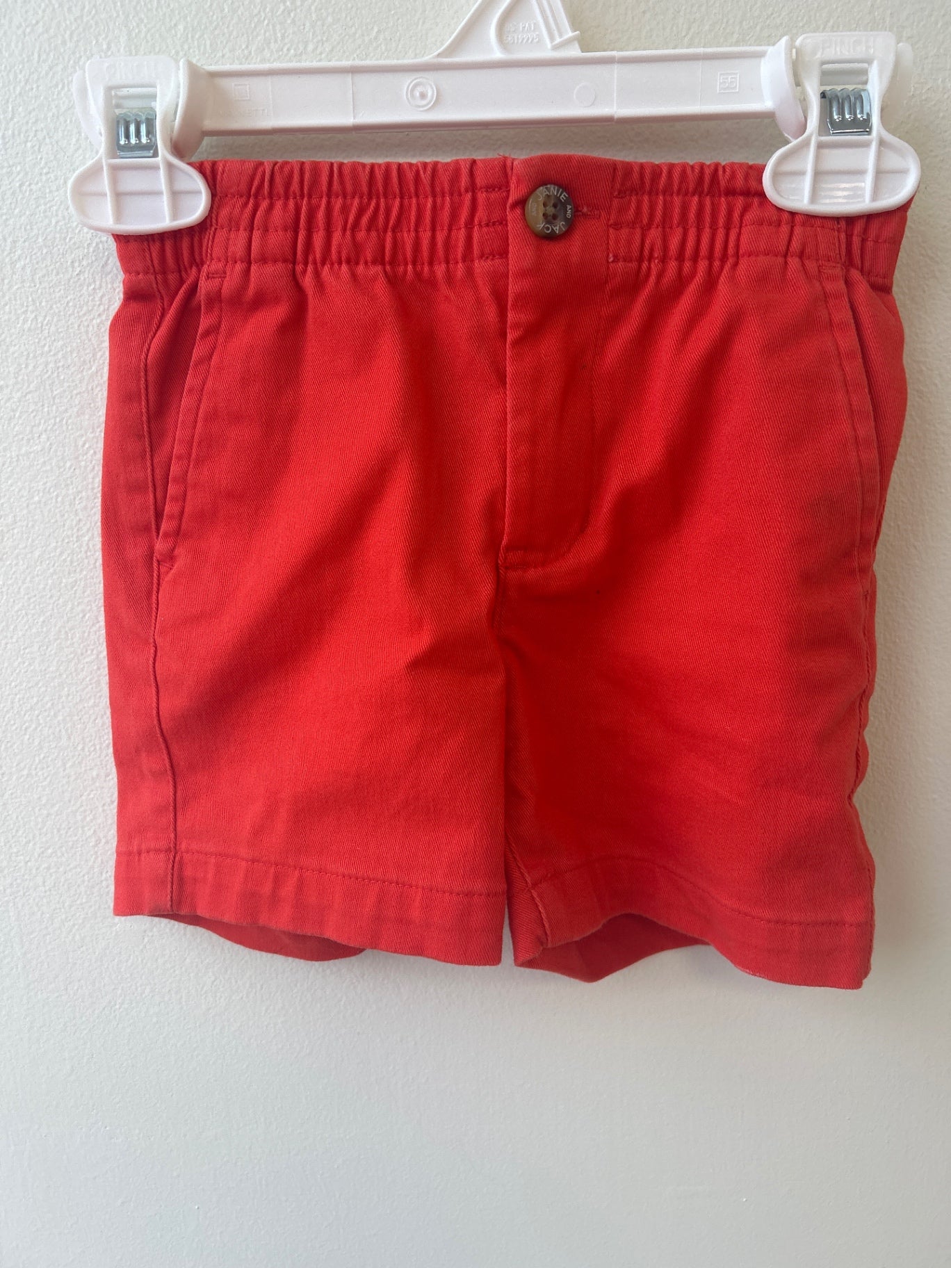 Janie and Jack Red Solid Shorts – 12–18 Months