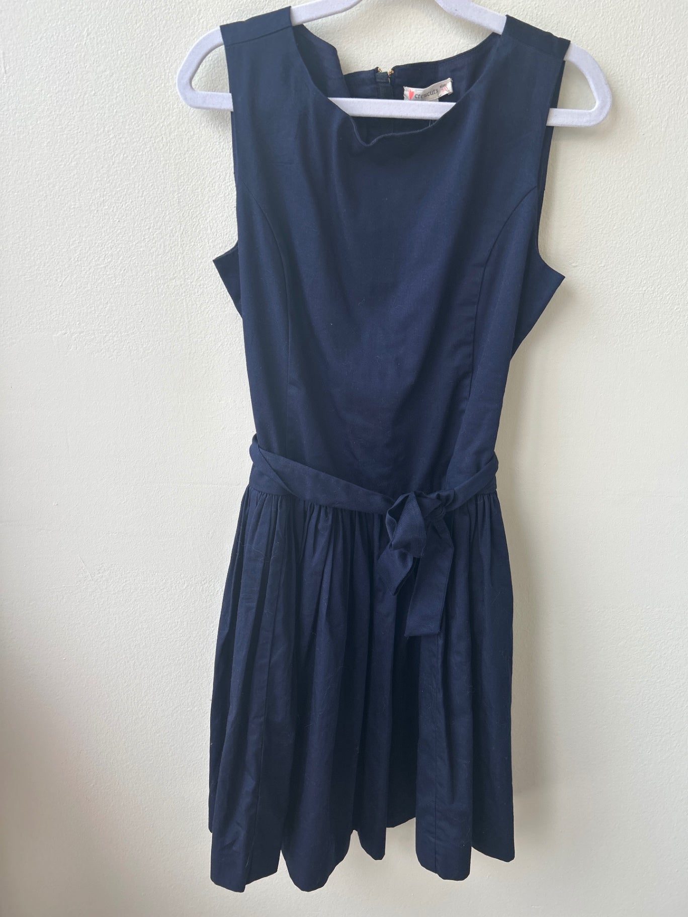 Crewcuts | 10 | Dress - Navy - w/ waist tie