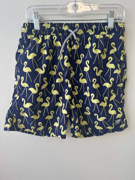 Tom & Teddy | 9/10 | Swim - Navy - Flamingos