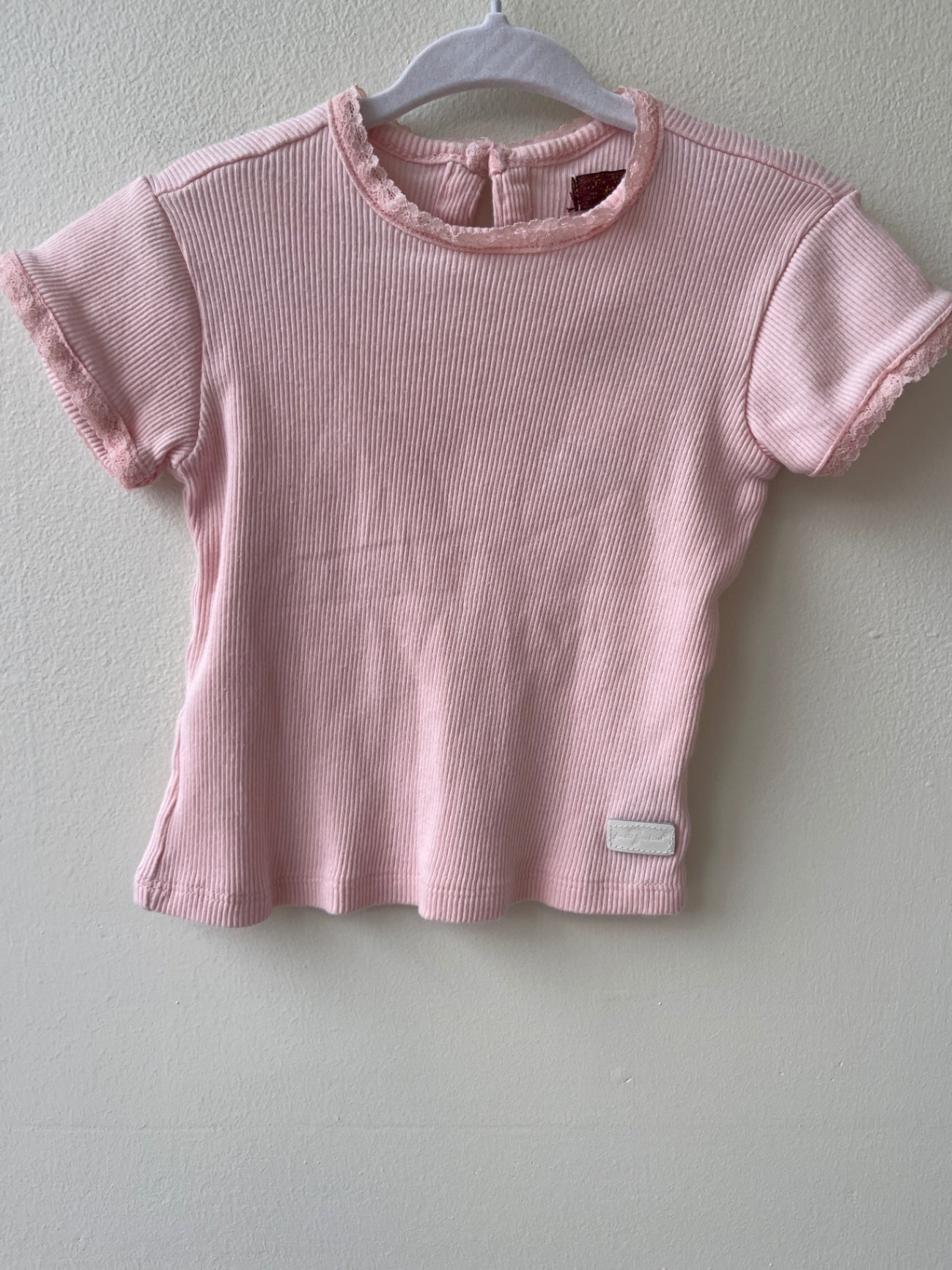 7 for All Mankind | 24 Months | T-Shirt - Pink - ribbed