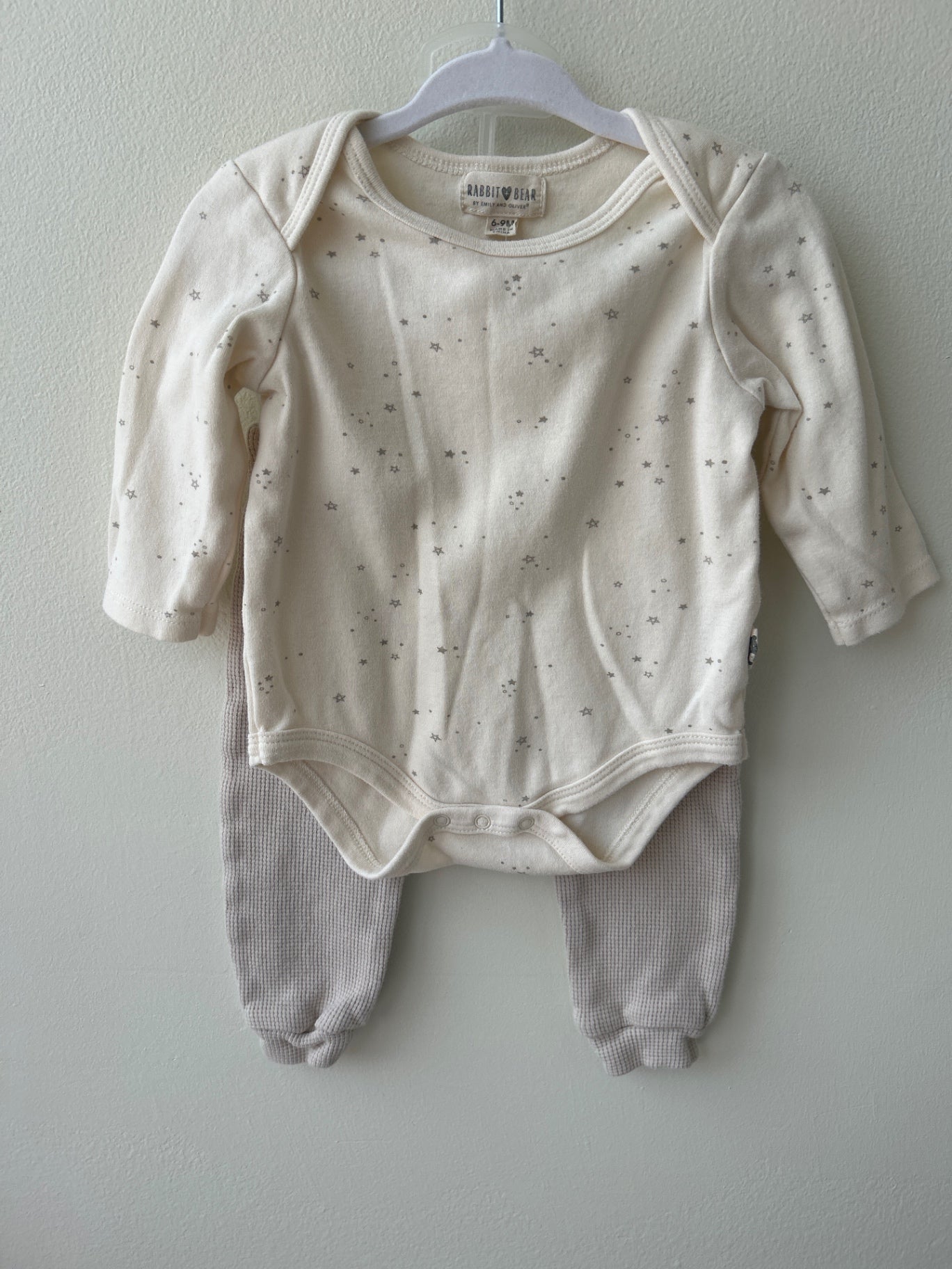 Rabbit Bear | 6 - 9 Months | 2 PC - Cream -