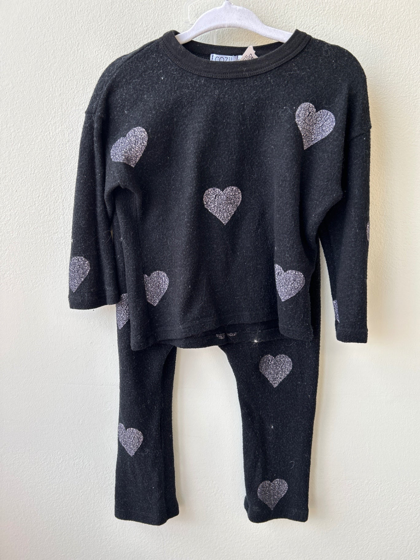 cozii | 18 - 24 Months | 2 PC - Black - heart