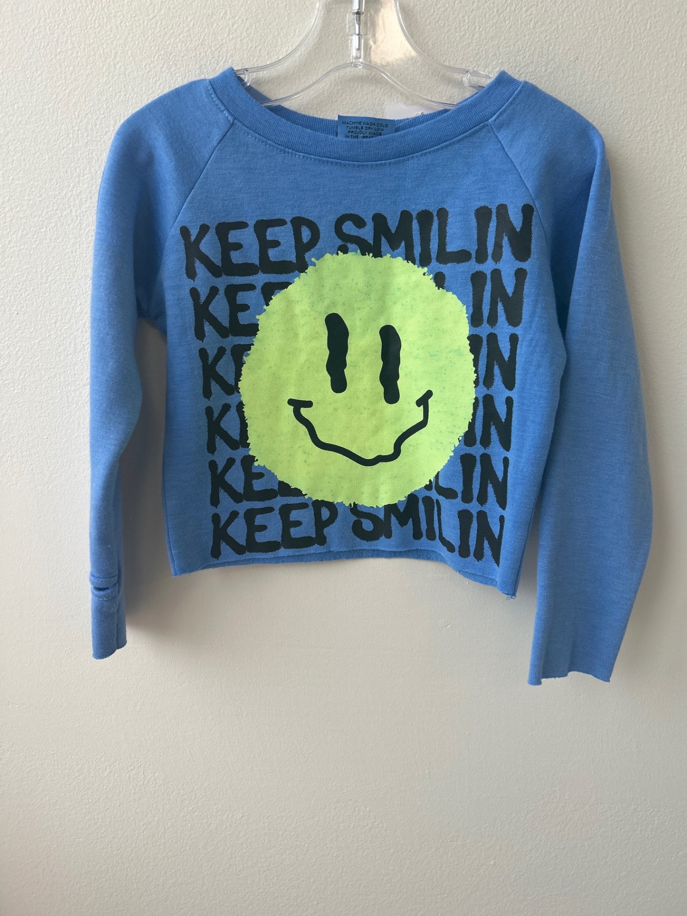 Firehouse | 2T | Sweatshirt - Blue - Keep Smilin'