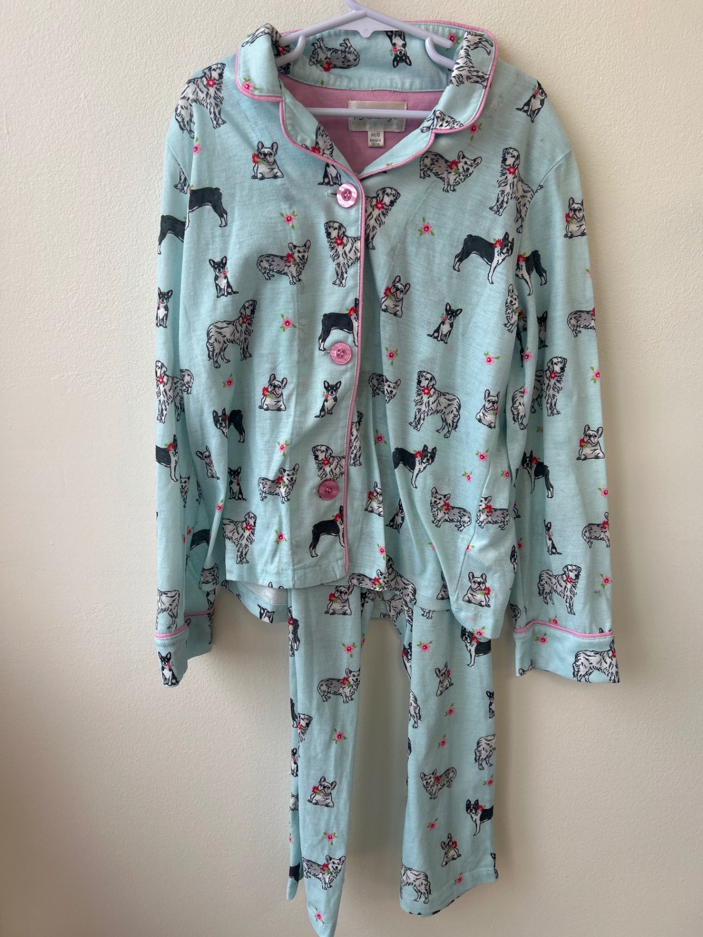PJ Salvage | 10 | Pajamas - Blue - Dog