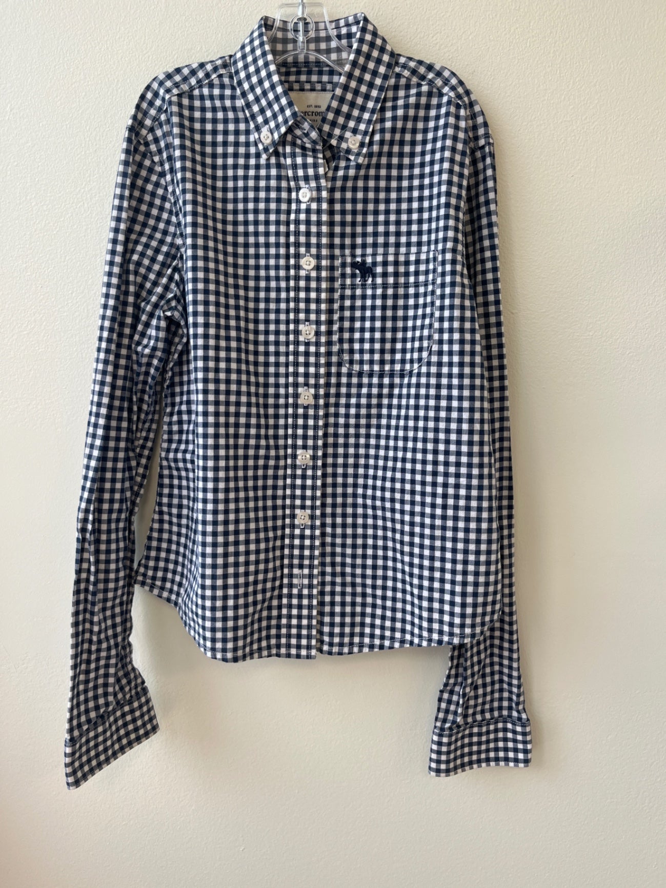 Shirt |S|- Navy- Checkered