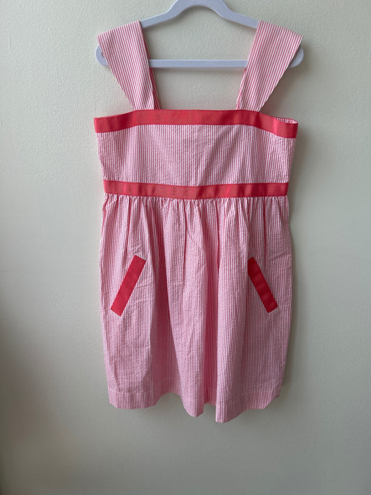 Brooks Brothers | 12 | Dress - Red - Seersucker
