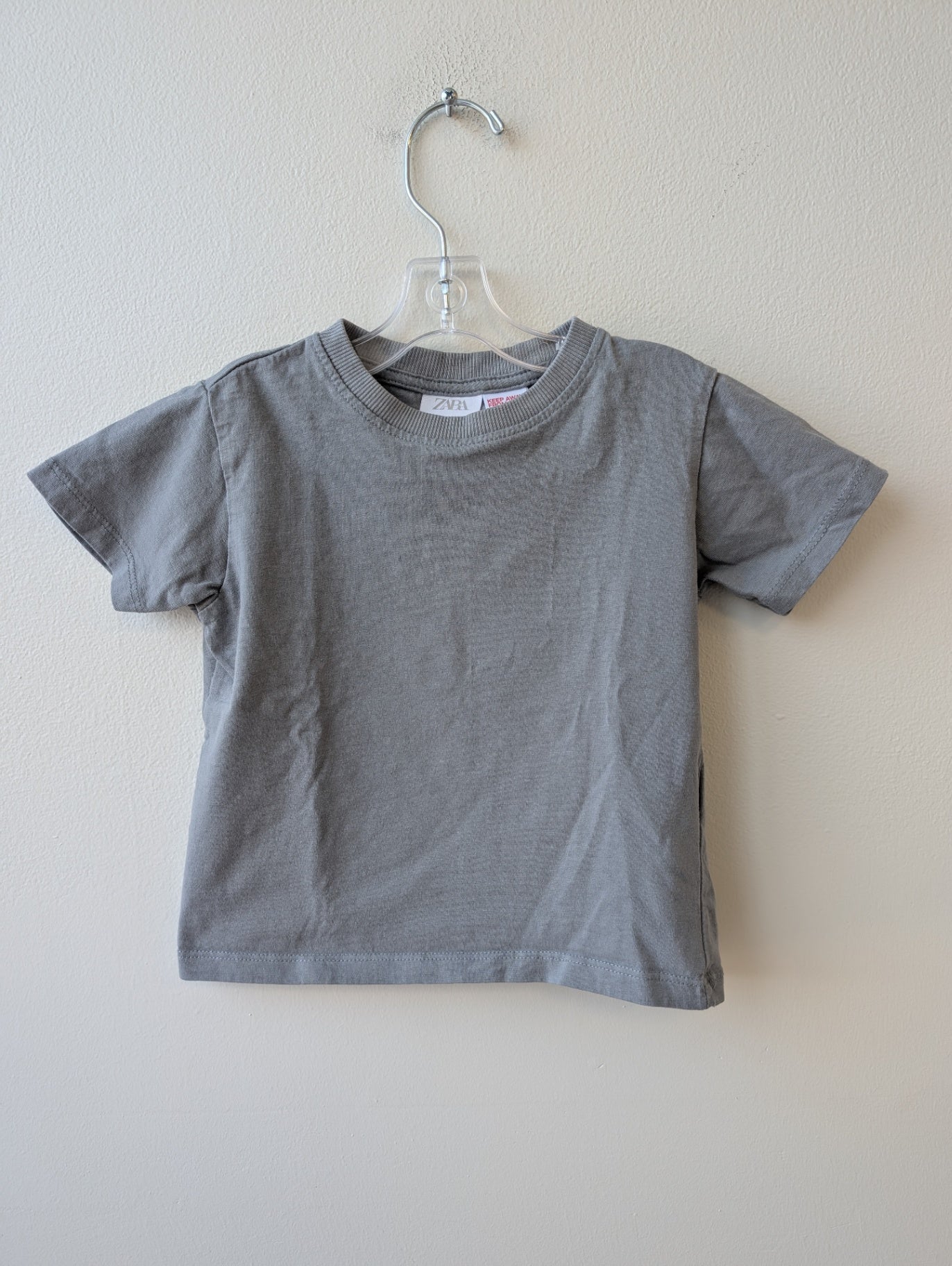 Zara T-Shirt - Grey | size 12-18 Months