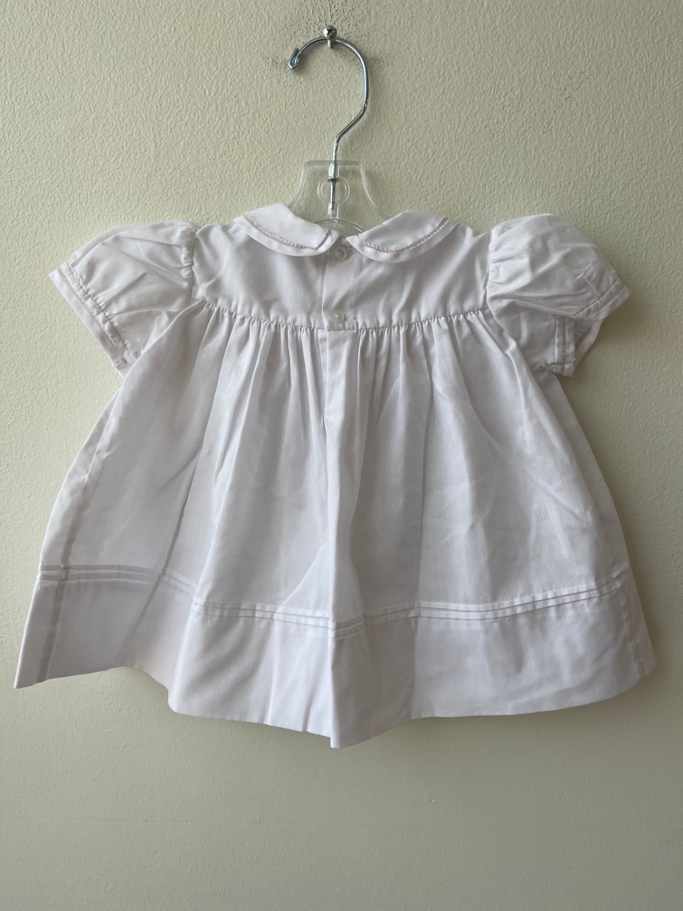 Feltman Brothers Dress - White Hand Embroidered | size Newborn