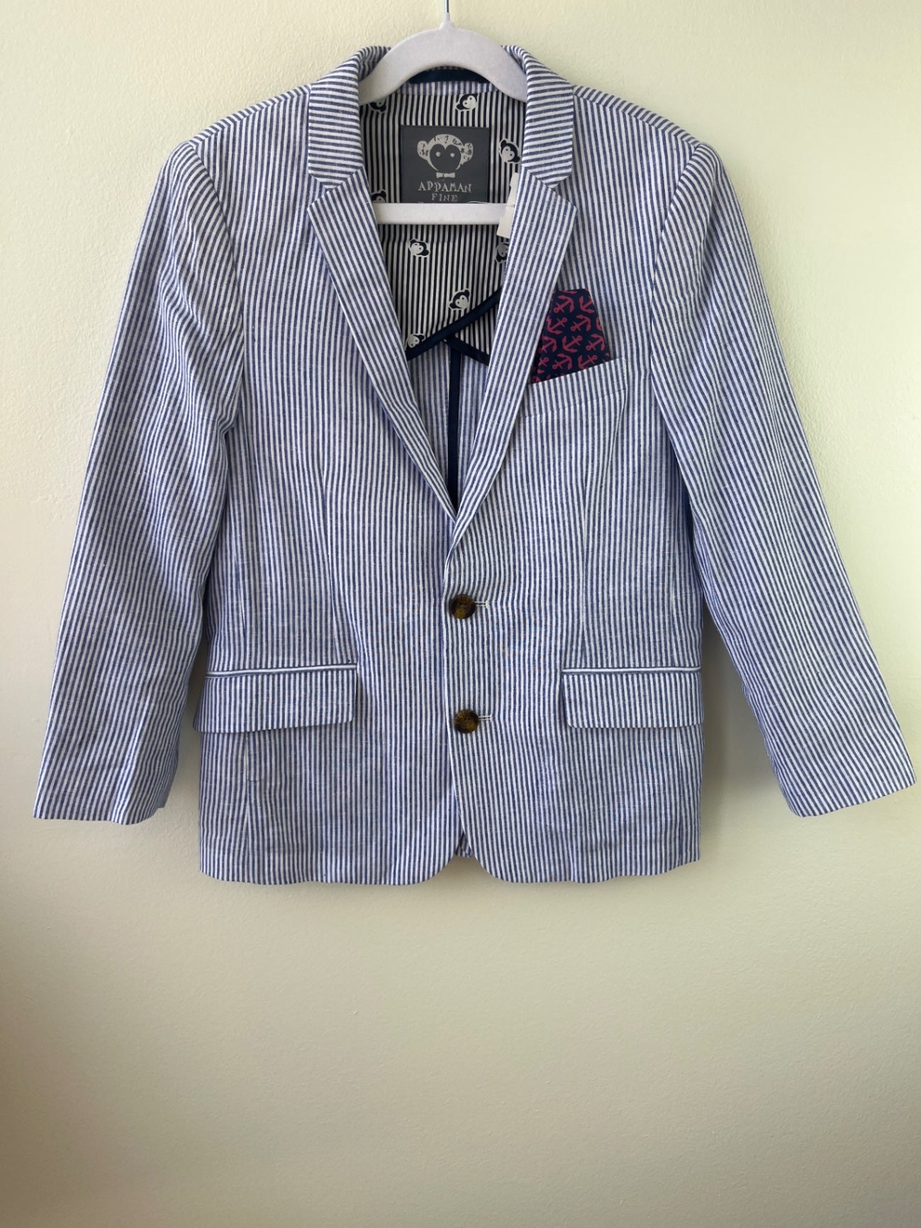 Appaman | 8 | Jacket/Coat - Blue - Stripe