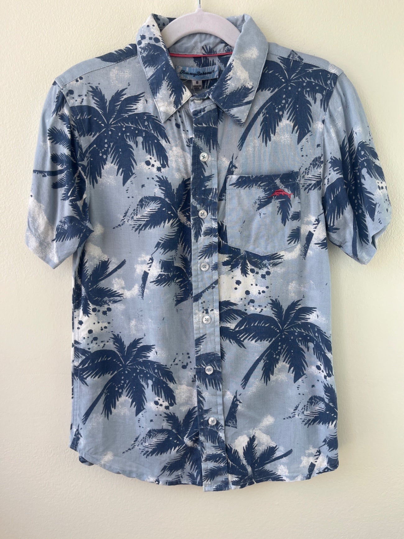 Tommy Bahama | 8 | Shirt - Blue - Cotton