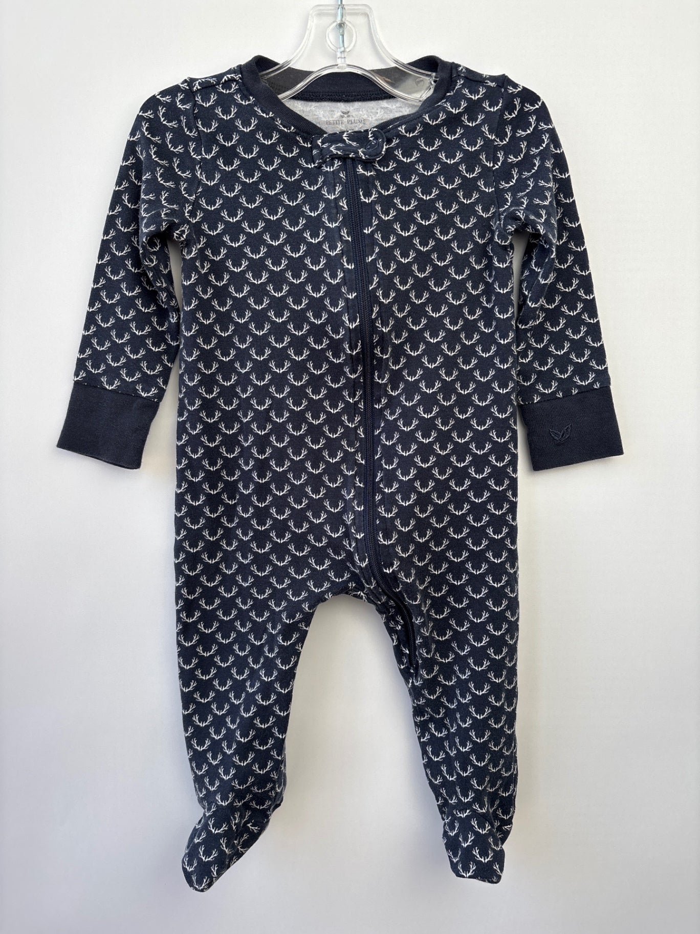 Petit Plume Onesie - Navy | size 6-12 months