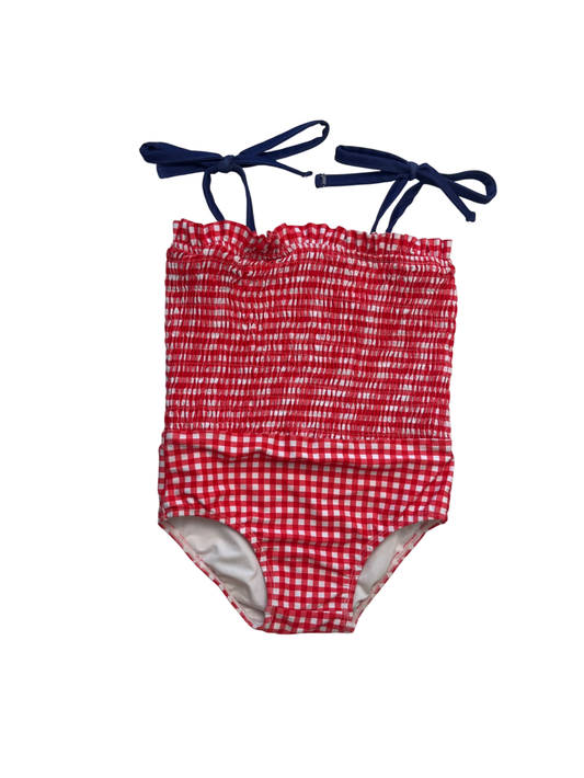 Little Magnolia Swim - Red Gingham | size 4T