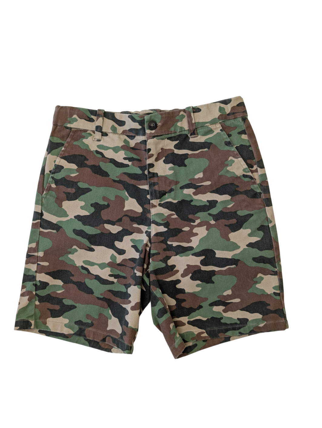 Janie and Jack Shorts - Green Camo | size 8