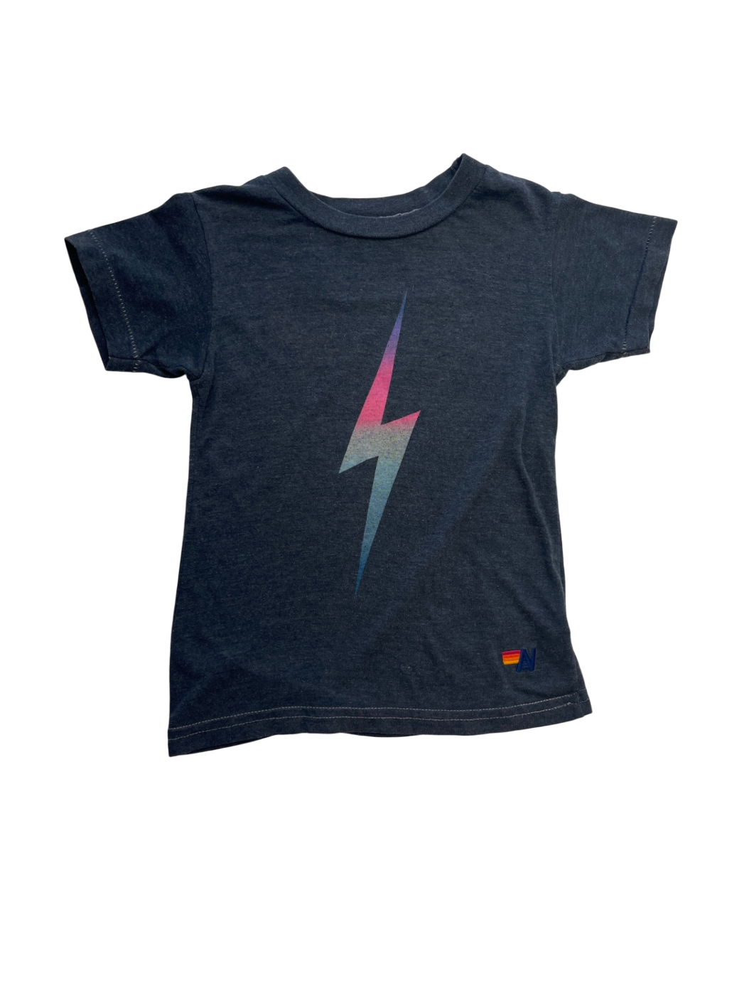 Aviator Nation Shirt - Gray Lightning bolt | size 4T