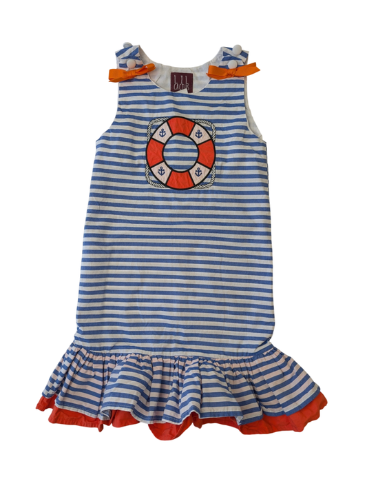 Lil Cactus Dress - Blue Nautical | size 6