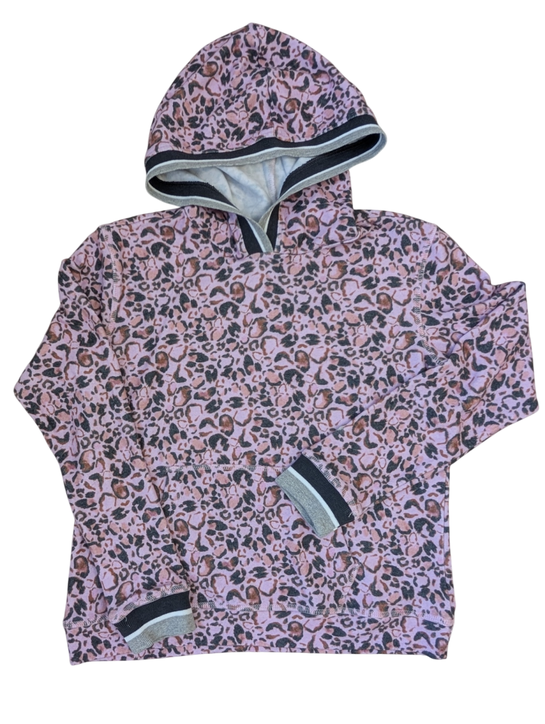 Rockets of Awesome Sweatshirt - Pink Leopard Print | size 12