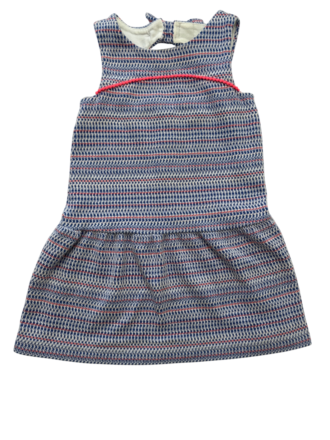 Janie and Jack Dress - Pink and Blue Pattern | size 2T