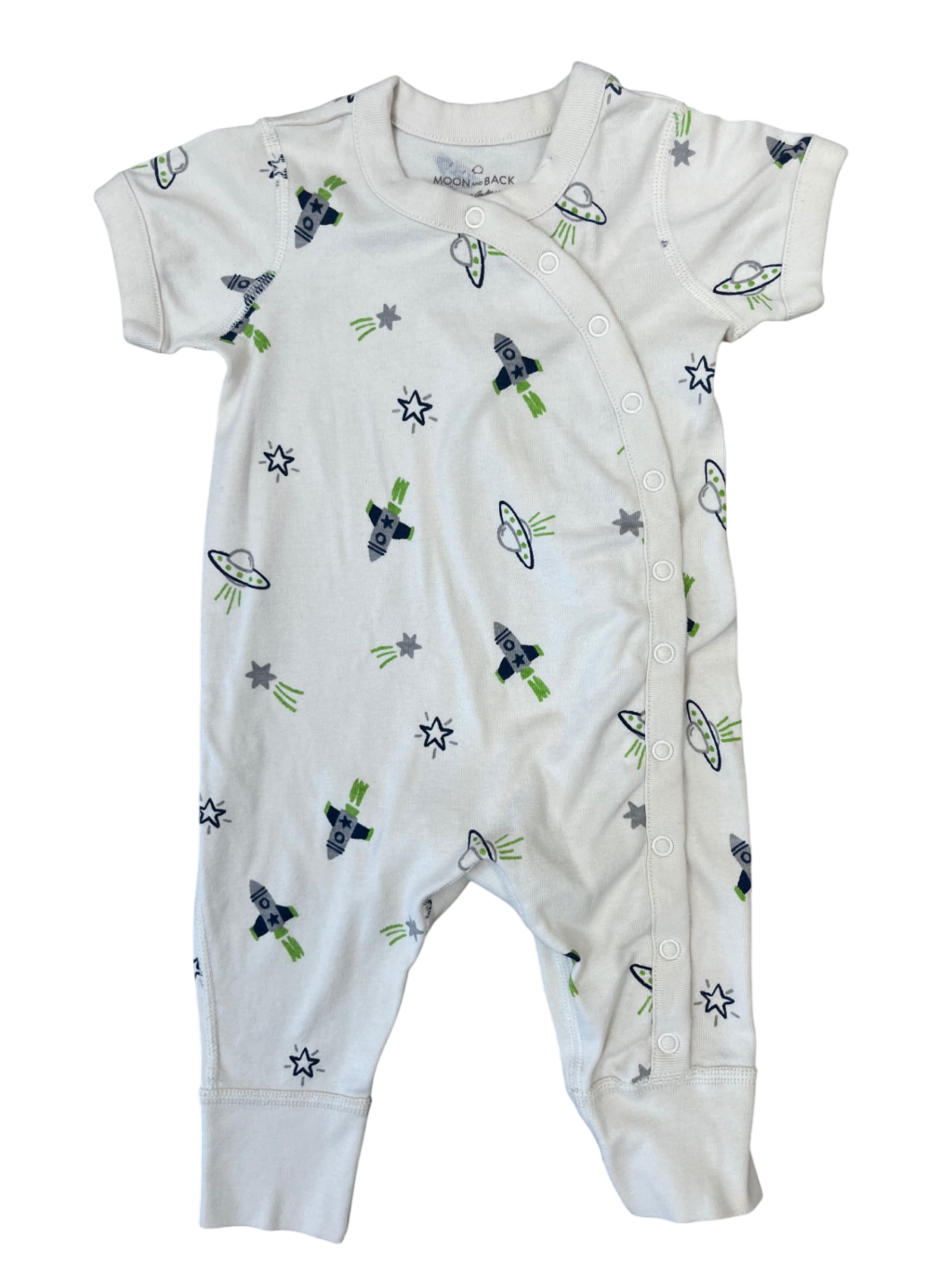 Hanna Andersson | 3 - 6 Months | Onesie - Ivory - space