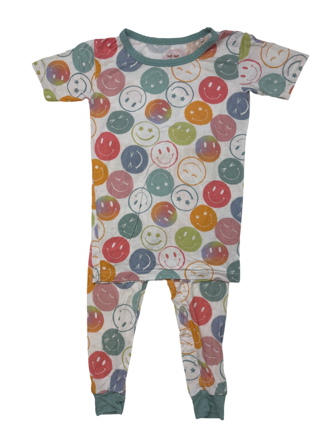 Little Sleepies Pajamas - Emoji Two-Piece Pajama Set Bamboo | size 2T