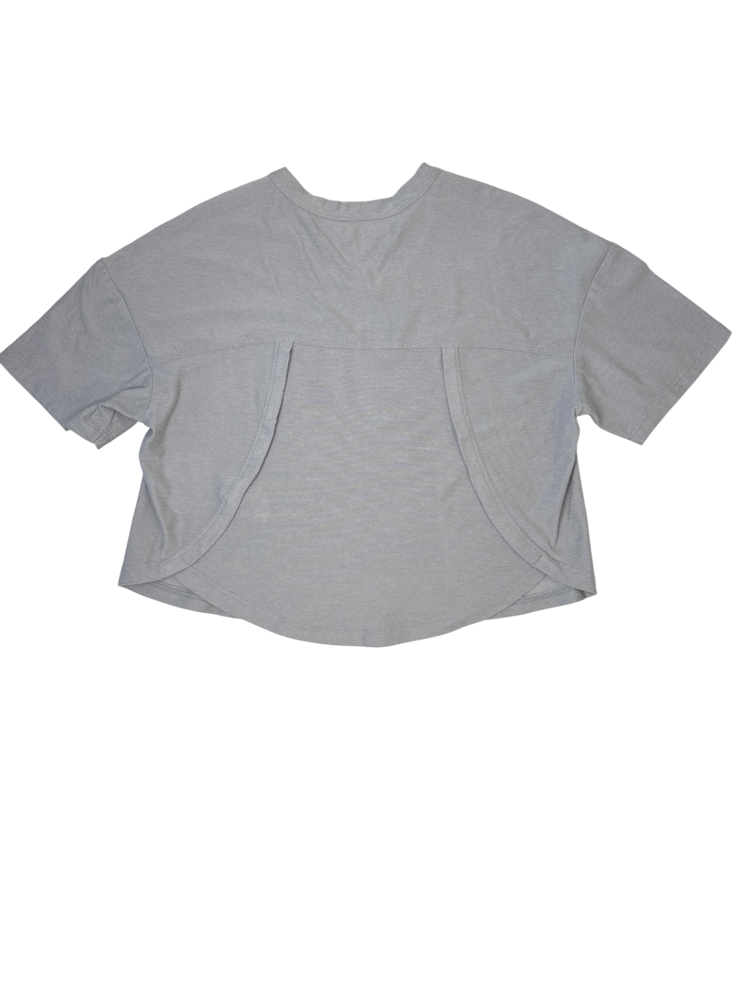 Old Navy Active T-Shirt - Gray CloudMotion Cropped Performance | size 6/7