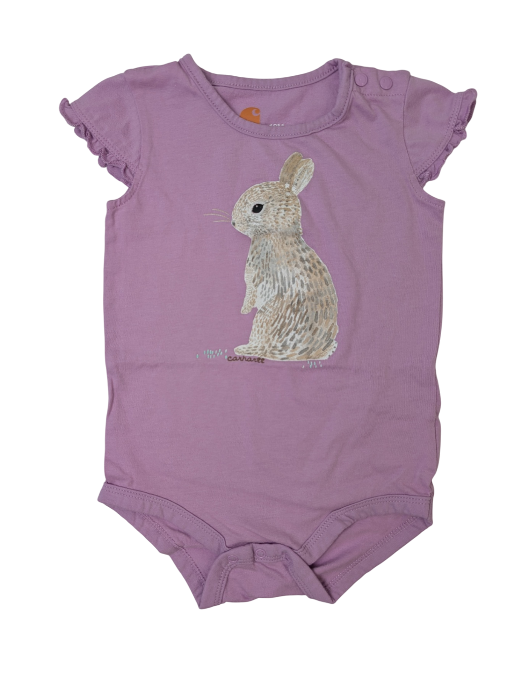Carhartt Onesie - Purple Bunny | size 18 Months