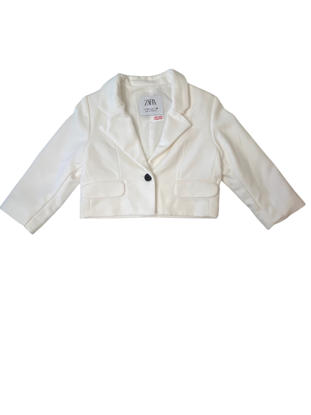 Zara Blazer - White | size 2T/3T