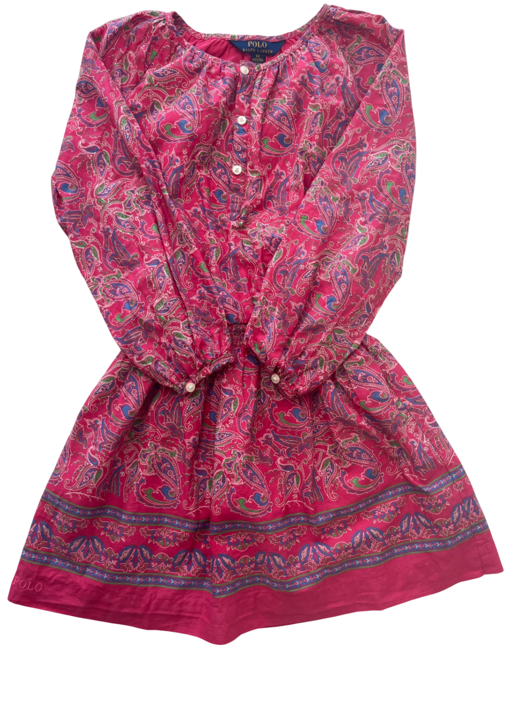 Ralph Lauren Dress - Pink Paisley | size 6