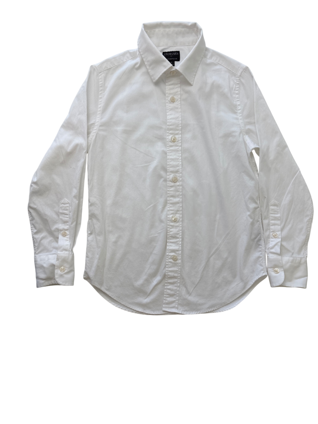 Crewcuts Shirt - White Thompson Oxford | size 8