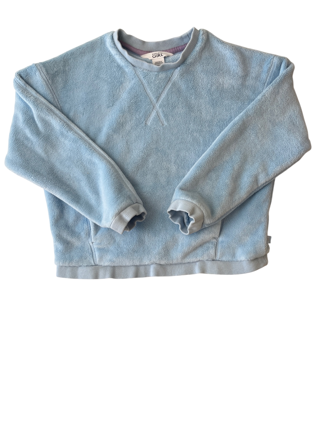 Athleta Girl Sweatshirt - Blue Fleece | size 6