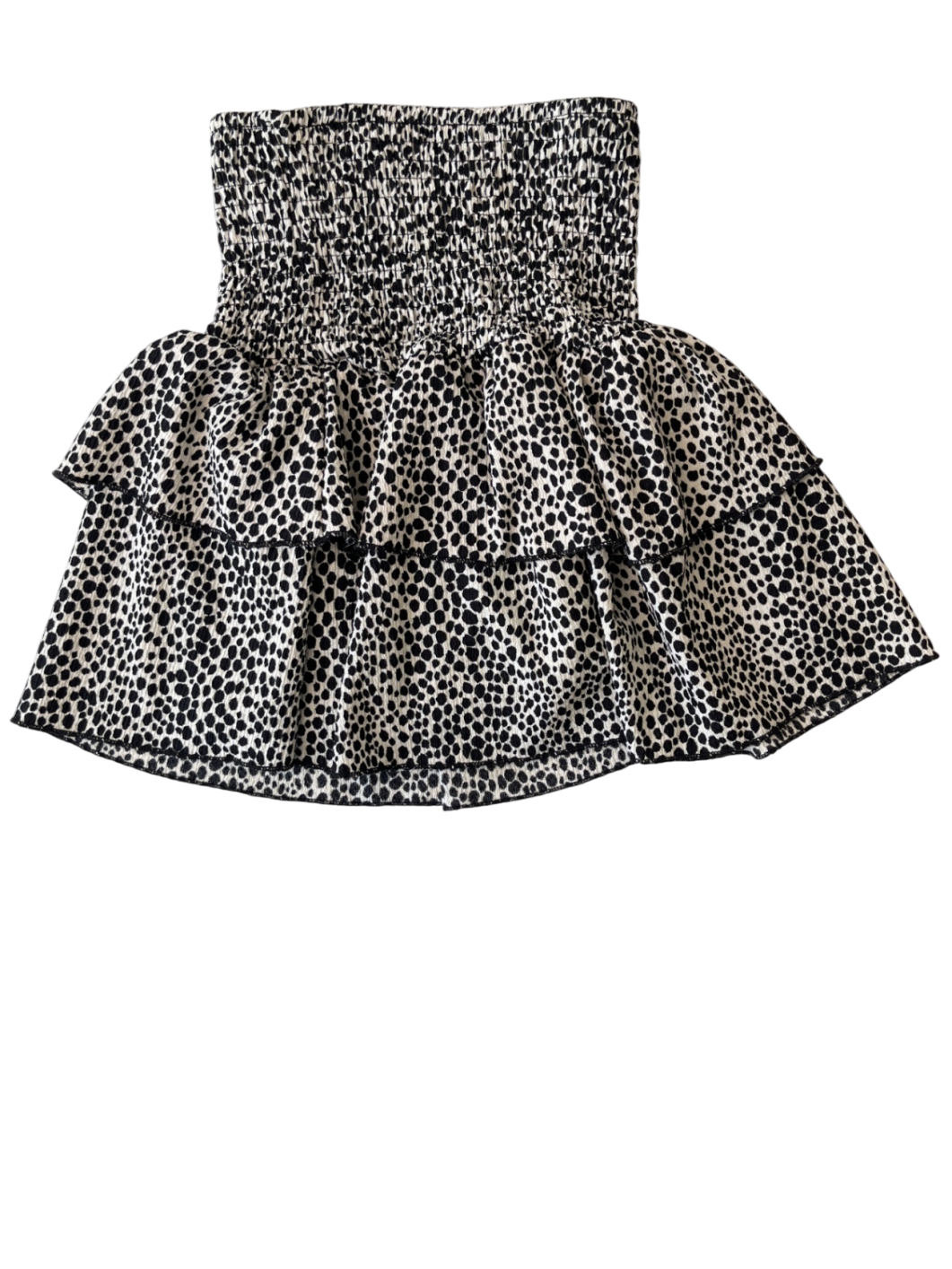 Zara Skirt - Black and Cream Textured | size 10/11