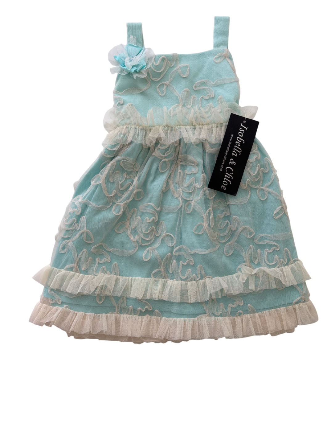 Isobella & Chloe Dress - Blue Tulle | size 2T